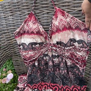 Vanity XL bohemian style halter long sundress. Worn once to a wedding.